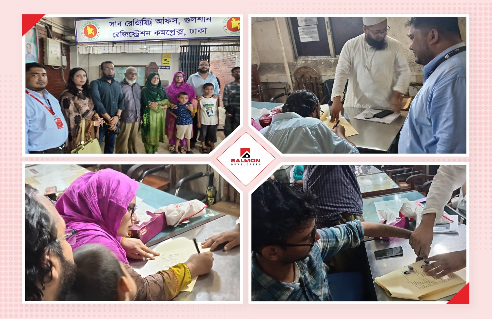 Salmon Oasis Park-এর ২য় ধাপের জমি রেজিস্ট্রেশন সম্পন্ন: আরও একধাপ এগিয়ে ল্যান্ড শেয়ার প্রকল্প